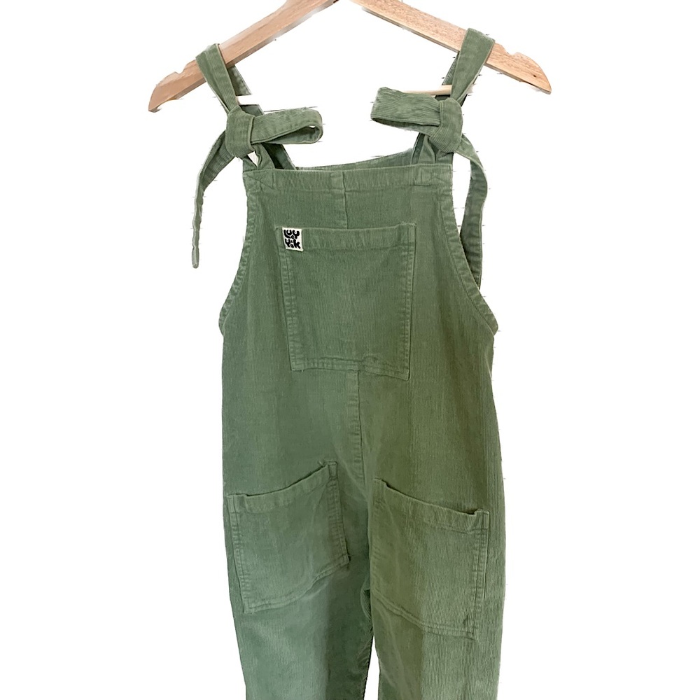 Green Overalls Dungarees Lucy & Yak Corduroy